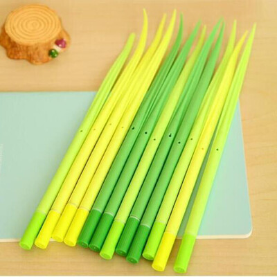 10 vnt/part. Creative Grass Gel Pens 05mm Black Neutralus Tušinukas Tušinukas Biuro reikmenys Studentų raštinės reikmenys Rašymo priemonė