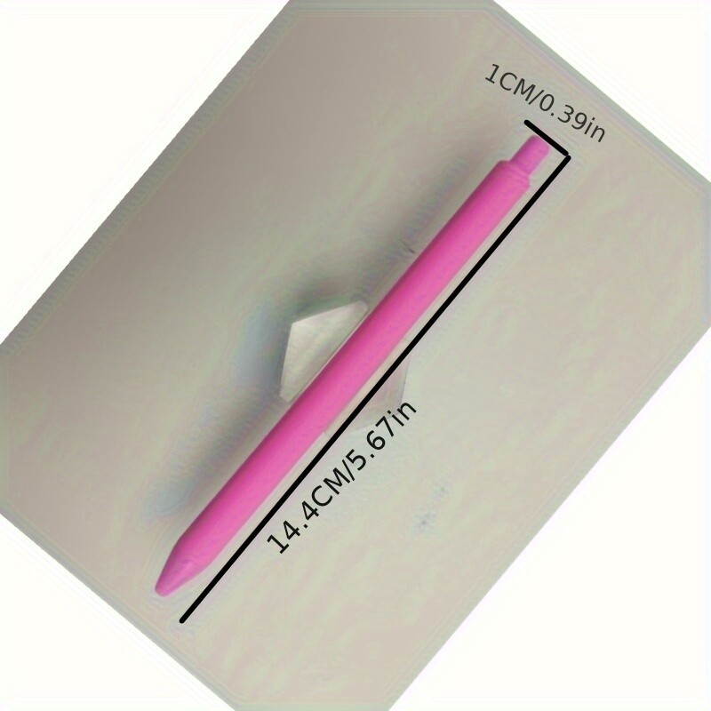 Paket od 5 kemijskih olovaka s ružičastom vrpcom, lagana plastika, neutralni vrh, nasumične boje, uredski pribor za pisanje