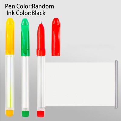 1 tk sujuvalt kirjutav must geelpliiats sissetõmmatava tühja keritava vastupidava pastapliiatsiga ABS ja kaetud paberiga loovuse eksami pliiatsiga