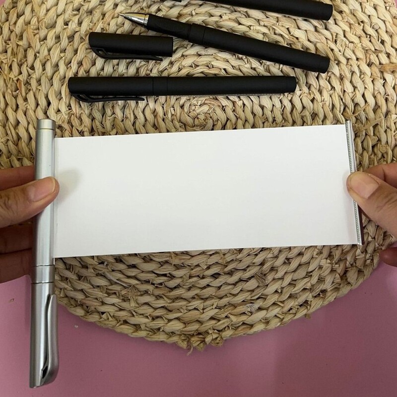 1 tk sujuvalt kirjutav must geelpliiats sissetõmmatava tühja keritava vastupidava pastapliiatsiga ABS ja kaetud paberiga loovuse eksami pliiatsiga