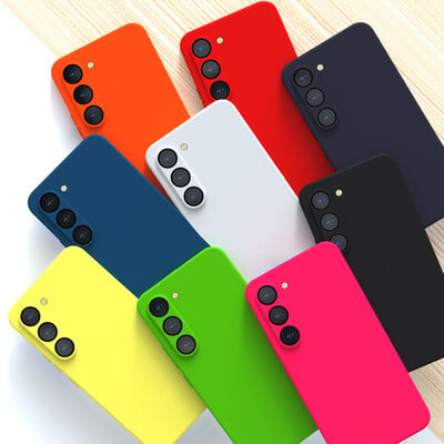 Za Samsung Galaxy S24 S22 S21 Ultra Plus Case Svilenkasta originalna silikonska maska Soft-Touch Stražnja zaštitna maska za S23 S20 FE A55