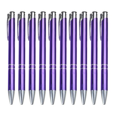 10x/set Metalna kemijska olovka s potpisom Olovka za dnevnike 1,0 mm Olovka za pisanje Pribor za studente