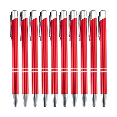 10x/set Metalna kemijska olovka s potpisom Olovka za dnevnike 1,0 mm Olovka za pisanje Pribor za studente