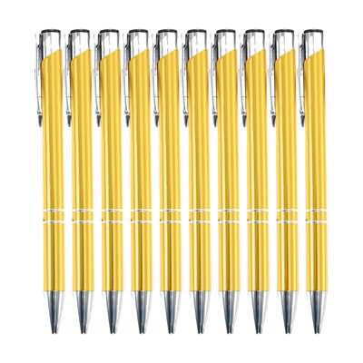 10x/set Metalna kemijska olovka s potpisom Olovka za dnevnike 1,0 mm Olovka za pisanje Pribor za studente