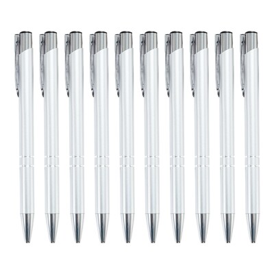 10x/set Metalna kemijska olovka s potpisom Olovka za dnevnike 1,0 mm Olovka za pisanje Pribor za studente