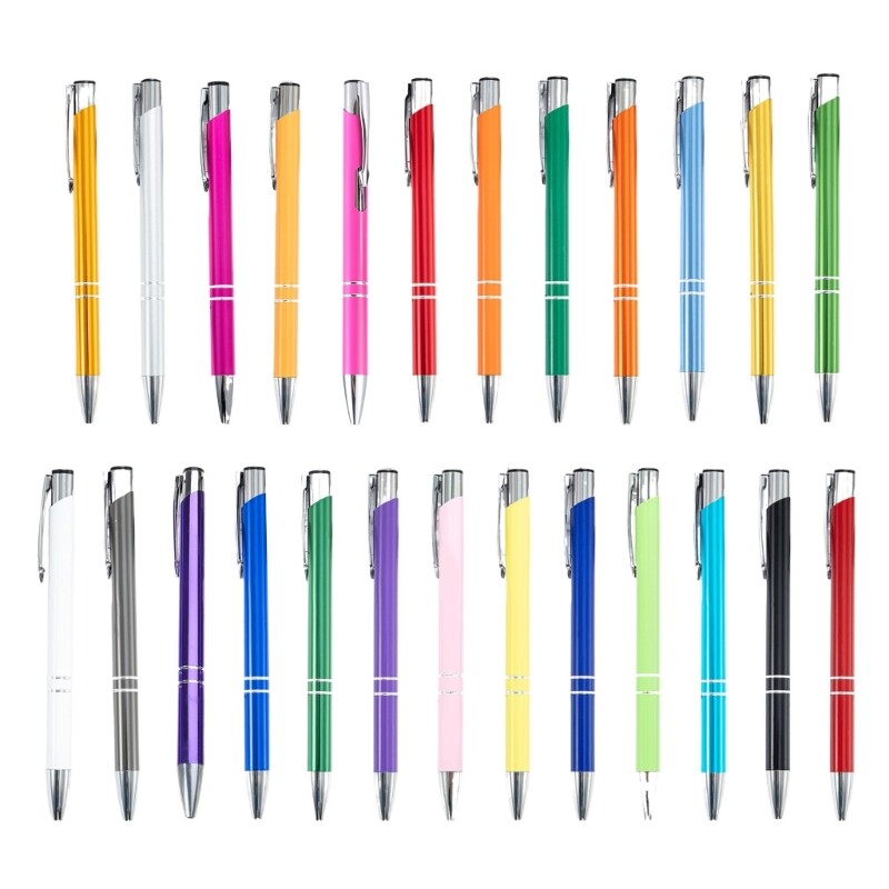 10x/set Metalna kemijska olovka s potpisom Olovka za dnevnike 1,0 mm Olovka za pisanje Pribor za studente