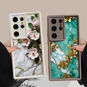 Flower Marble telefonska maska za Samsung Galaxy S24 Ultra S23 Ultra Note 20 Ultra S22 Plus S23 FE S20 FE S21 Soft Cover