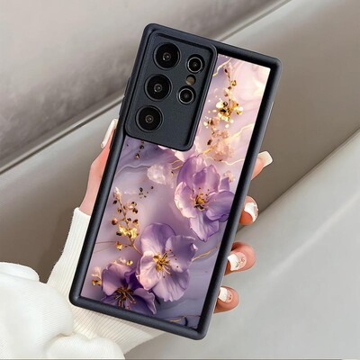 Flower Marble telefonska maska za Samsung Galaxy S24 Ultra S23 Ultra Note 20 Ultra S22 Plus S23 FE S20 FE S21 Soft Cover