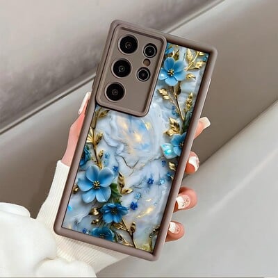 Flower Marble telefonska maska za Samsung Galaxy S24 Ultra S23 Ultra Note 20 Ultra S22 Plus S23 FE S20 FE S21 Soft Cover