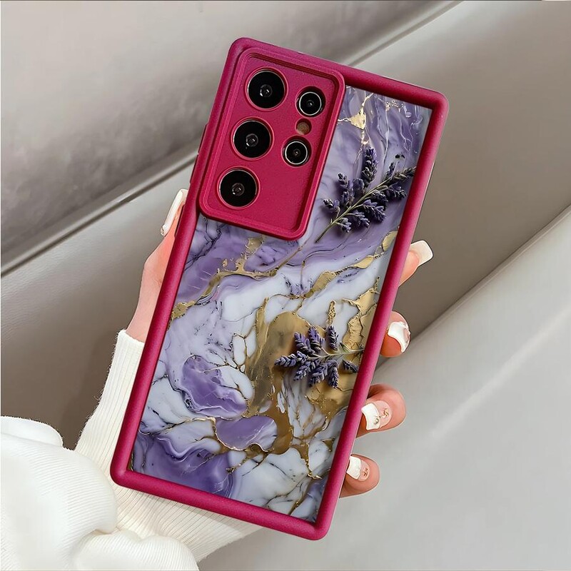 Flower Marble telefonska maska za Samsung Galaxy S24 Ultra S23 Ultra Note 20 Ultra S22 Plus S23 FE S20 FE S21 Soft Cover