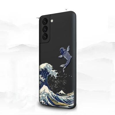 Skirta Funda Samsung Galaxy S24 S23 S22 S21 S20 S 23 24 22 Ultra FE Plus S24Ultra S23Ultra Case 3D Art minkštas silikoninis telefono dėklas