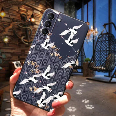 Skirta Funda Samsung Galaxy S24 S23 S22 S21 S20 S 23 24 22 Ultra FE Plus S24Ultra S23Ultra Case 3D Art minkštas silikoninis telefono dėklas