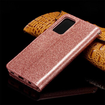 Δερμάτινη θήκη πορτοφολιού Glitter Flip για Samsung Galaxy S24 FE S23 Ultra S22 S21 S20 Plus A13 A14 A15 A16 A35 A54 A52 A53 A55