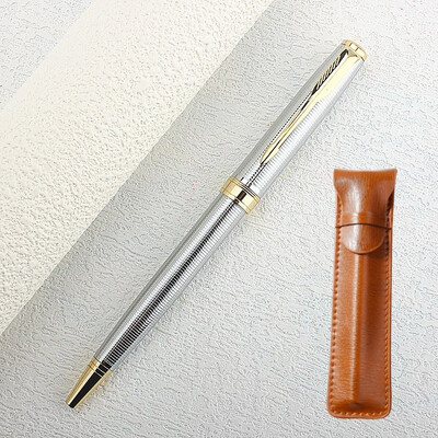 Visokokvalitetna kukuruzna rešetka 0,7 mm kemijska olovka Metalna srebrna dopisnica Uredski školski pribor Poklon Novo