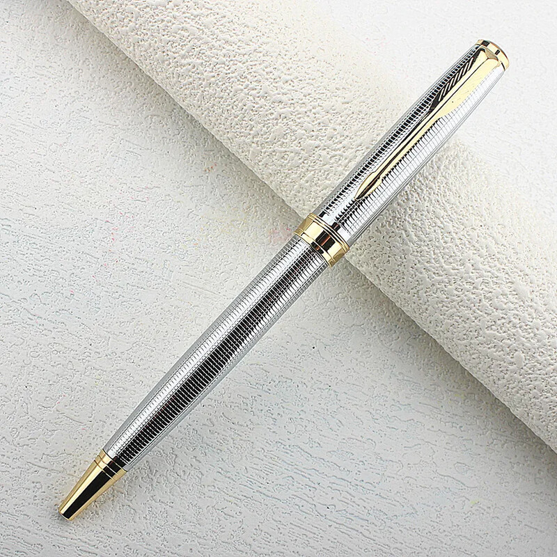 Visokokvalitetna kukuruzna rešetka 0,7 mm kemijska olovka Metalna srebrna dopisnica Uredski školski pribor Poklon Novo