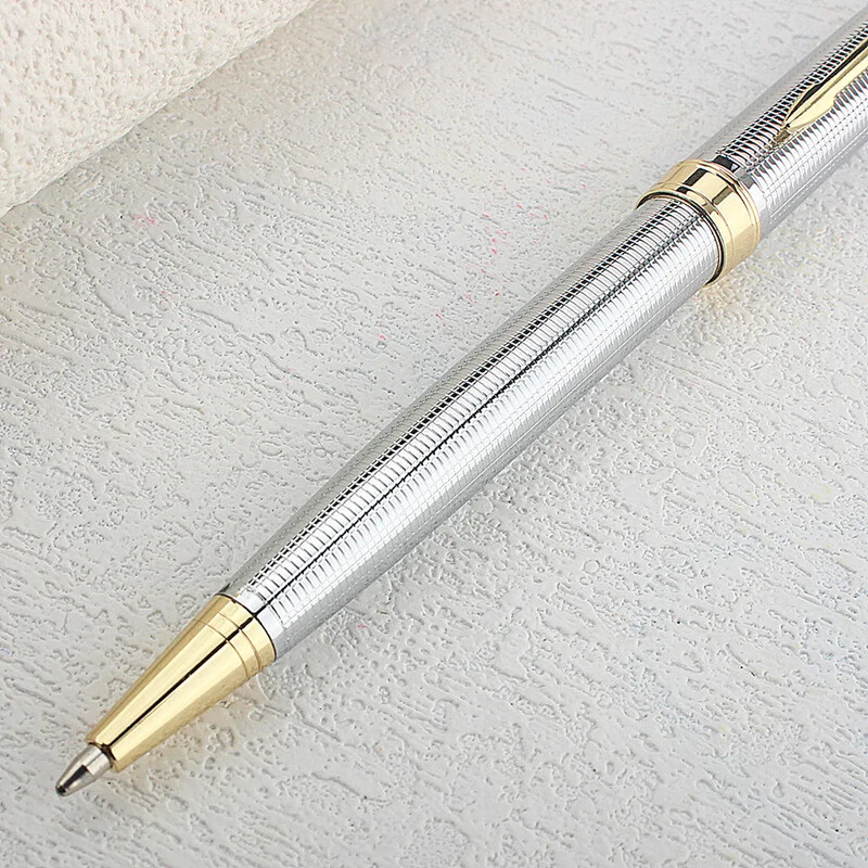 Visokokvalitetna kukuruzna rešetka 0,7 mm kemijska olovka Metalna srebrna dopisnica Uredski školski pribor Poklon Novo