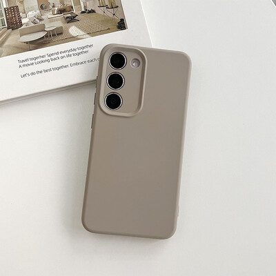 Visokokvalitetna originalna tekuća mekana silikonska telefonska maska za Samsung Galaxy S24 S23 Plus S22 Ultra Lens Protect šarena maska