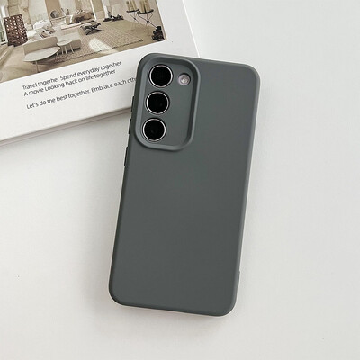 Visokokvalitetna originalna tekuća mekana silikonska telefonska maska za Samsung Galaxy S24 S23 Plus S22 Ultra Lens Protect šarena maska