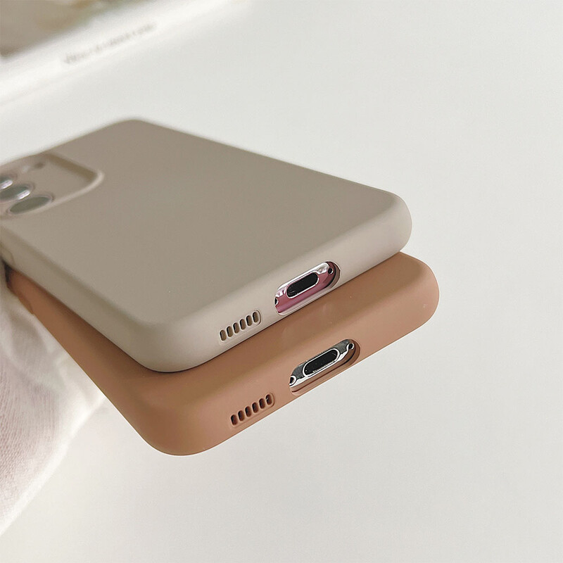 Visokokvalitetna originalna tekuća mekana silikonska telefonska maska za Samsung Galaxy S24 S23 Plus S22 Ultra Lens Protect šarena maska