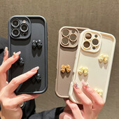 Korejska 3D mašna telefonska maska za Samsung Galaxy S24 Ultra S23 S24 FE S25 S22 S21 Plus A16 A55 A54 A15 A35 A32 A13 A33 A34 A05 poklopac