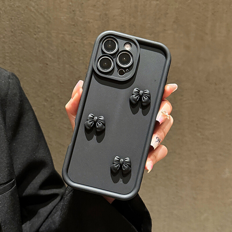 Korejska 3D mašna telefonska maska za Samsung Galaxy S24 Ultra S23 S24 FE S25 S22 S21 Plus A16 A55 A54 A15 A35 A32 A13 A33 A34 A05 poklopac