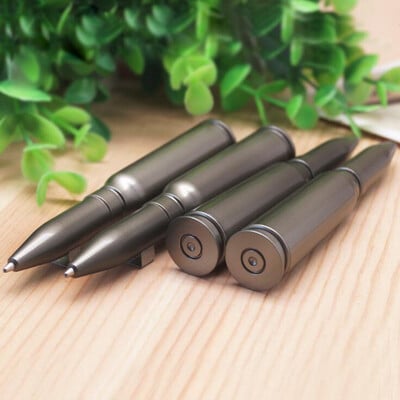 3 бр. Химикалка Bullet Rotate Mini Signature Pen 1.0 mm Черно мастило Гладко писане Подаръци и училищни офис консумативи