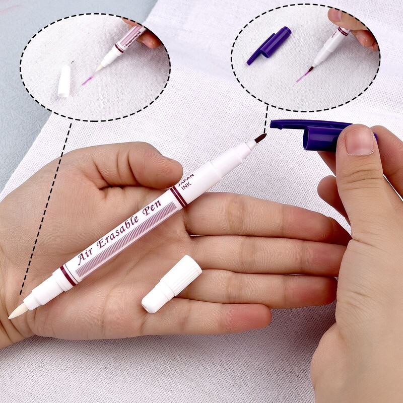 1/3 τεμ. Εξαφανιζόμενο Σβήσιμο Μελάνι Υφασμάτινο Μαρκαδόρο Στυλό Σταυροβελονιά με νερό Διασβέσιμο Στυλό Tailor`S Quilting Εργαλεία Ραπτικής Μοδίστρες