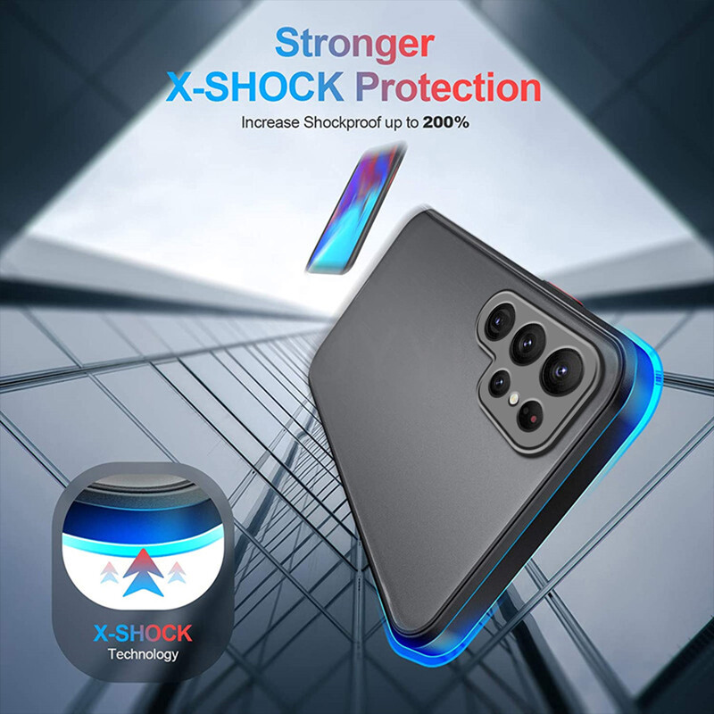 Mat telefonska maska za Samsung Galaxy S23 S22 S21 S20 Ultra Plus A52 A52S A53 A54 A72 A13 A71 A32 5G otporan na udarce odbojnik Hard Caver