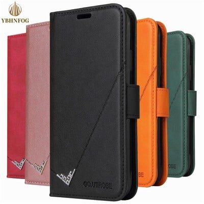 Луксозен кожен флип калъф за Samsung Galaxy S20 FE S10 S8 S9 S21 S22 Plus Note 8 9 10 20 Ultra Wallet Holder Stand Phone Cover