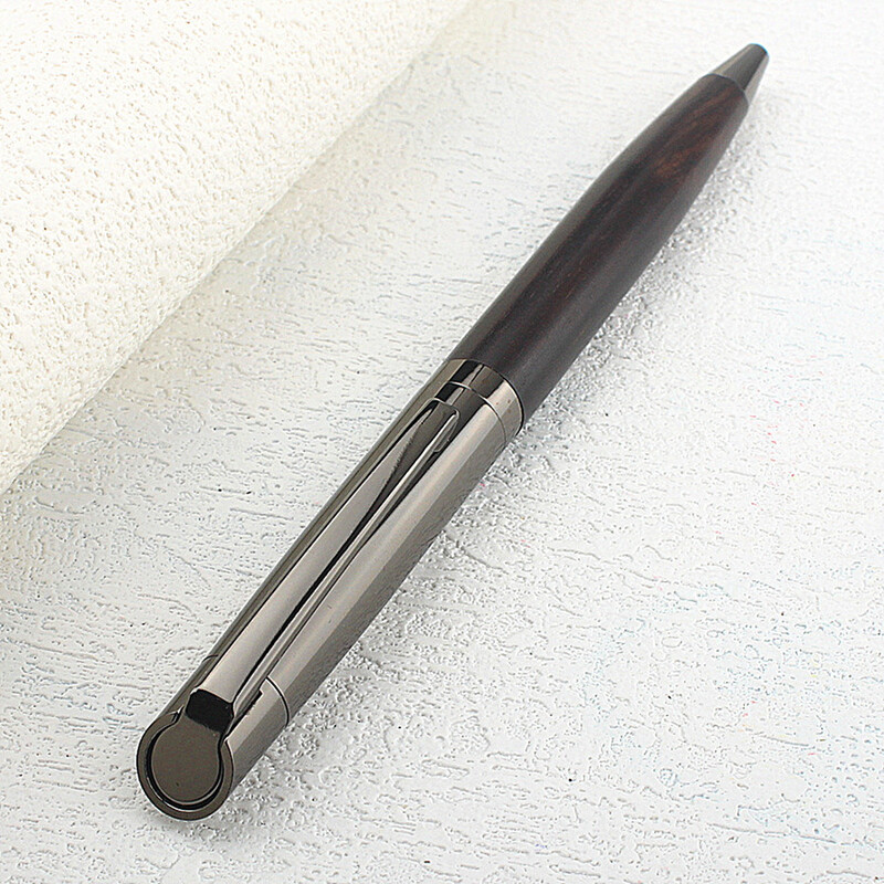 Drvena kemijska olovka Komercijalne metalne kemijske olovke za školu Ured Core kemijska olovka Ink Blue