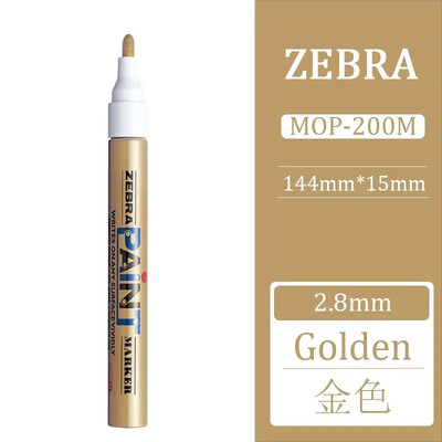 1kom Japanski ZEBRA markeri u boji, uljni brzosušeći industrijski, vodootporni markeri u boji, retuširani MOP-200M Grafiti Uredski materijal