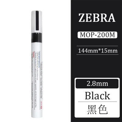 1kom Japanski ZEBRA markeri u boji, uljni brzosušeći industrijski, vodootporni markeri u boji, retuširani MOP-200M Grafiti Uredski materijal
