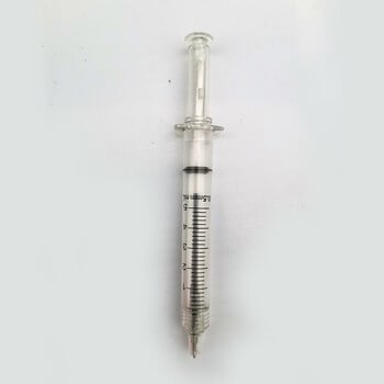 1 Pc Nurses Syringe Ballpoint Pen Creative 0,5mm μπλε μαύρο πλαστικό τζελ στυλό Σχολικά είδη γραφείου Εργαλεία γραφής για μαθητές