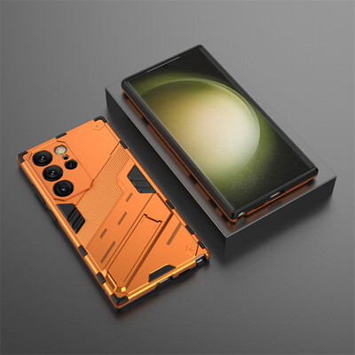 Για Samsung Galaxy S24 Ultra 5G Θήκη τηλεφώνων με μαγνητική θωράκιση αντικραδασμική για Samsung S23 FE S21 Plus S24Plus S22+ Κάλυμμα βάσης