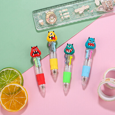 5 vnt. / partija Mielas 4 spalvų mini tušinukas animacinis filmas Helovino kaukolė monstrai demonas šikšnosparnis Moliūgų rašiklis vaikams mokykliniai biuro reikmenys dovanos