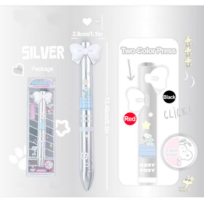 Leptir olovka marke Snoopy Co višebojna olovka student crna 0,5 mm neutralna olovka brzine sušenja