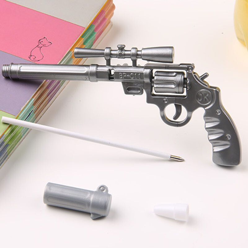 Kreativna plastična kemijska olovka pištolj modeliranje kemijske olovke igračka pištolj olovka pištolj olovka s potpisom studentski pribor 1~2 kom.