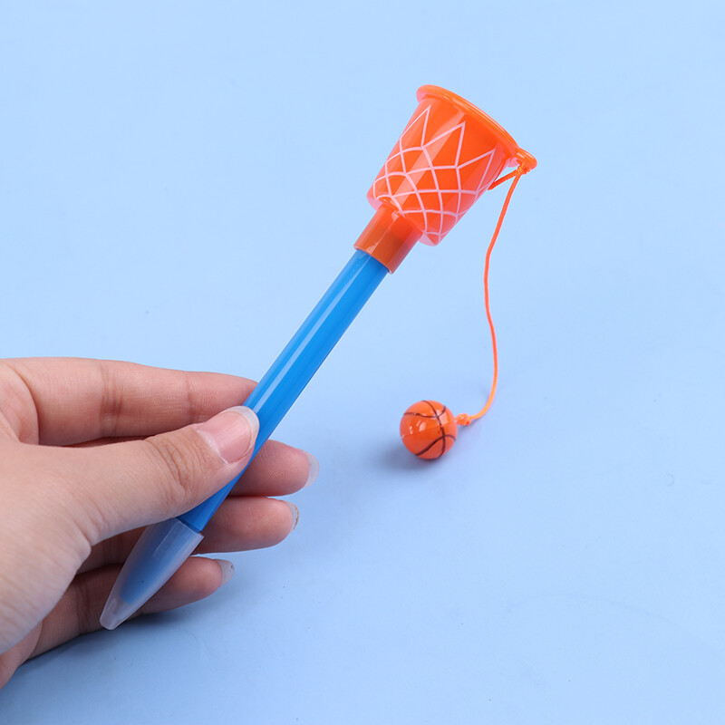 1 БР. Спортни химикалки за баскетболни кошове, Баскетболни сувенири за парти Необичайна химикалка 0,7 mm Химикалка Подарък Канцеларски материали за деца