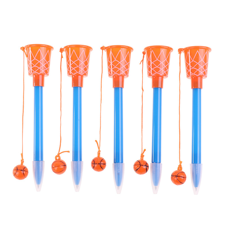 1 БР. Спортни химикалки за баскетболни кошове, Баскетболни сувенири за парти Необичайна химикалка 0,7 mm Химикалка Подарък Канцеларски материали за деца