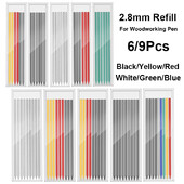 2,8 mm mehaničko punjenje za olovke HB, brisivi raznobojni tragovi, alat za crtanje, crtanje, obrada drveta, građevinski pribor