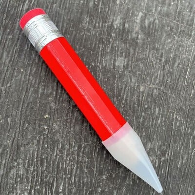 Drvena divovska olovka Zabavni dar 18/35 CM s gumicom Velika olovka Nova igračka Rekvizit za izvedbu Velika drvena olovka Umjetnik