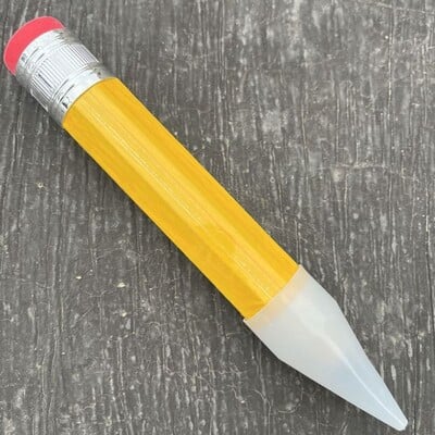 Drvena divovska olovka Zabavni dar 18/35 CM s gumicom Velika olovka Nova igračka Rekvizit za izvedbu Velika drvena olovka Umjetnik