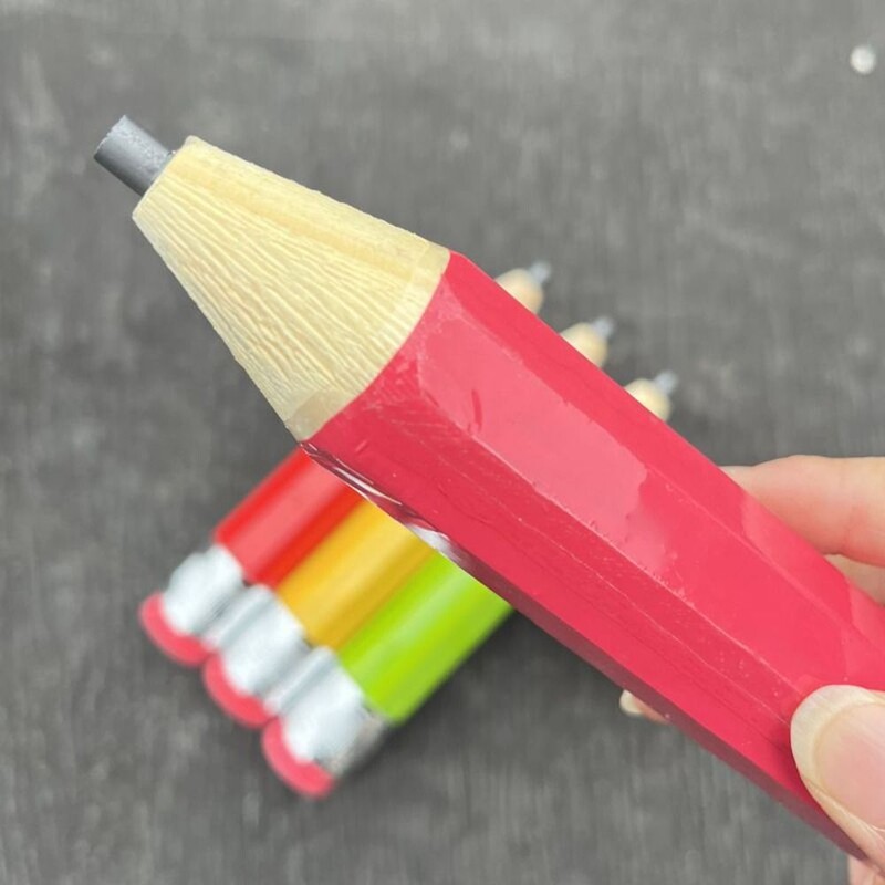 Drvena divovska olovka Zabavni dar 18/35 CM s gumicom Velika olovka Nova igračka Rekvizit za izvedbu Velika drvena olovka Umjetnik