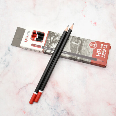 12kom/kutija visokokvalitetna olovka za skice HB 2B mekana srednje tvrda karbonska olovka uredska školska olovka za crtanje