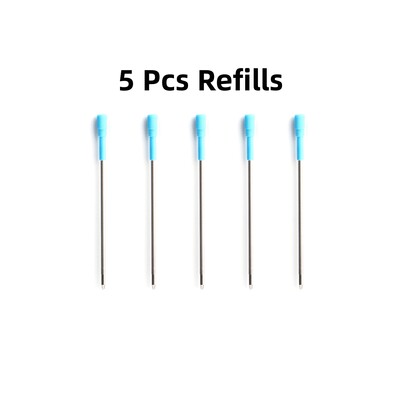 Metalne kemijske olovke s automatskim punjenjem za kemijske olovke, crno-plava tinta za školske uredske potrepštine za pisanje 0,7 mm