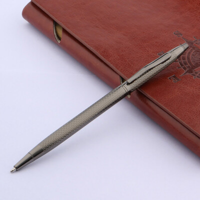 Visokokvalitetna kemijska olovka od nehrđajućeg čelika 006 Matirana klasična zlatna kemijska olovka s tintom Uredski pribor