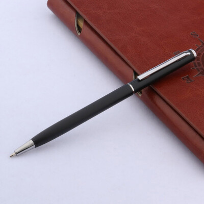 Visokokvalitetna kemijska olovka od nehrđajućeg čelika 006 Matirana klasična zlatna kemijska olovka s tintom Uredski pribor