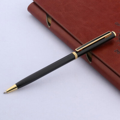 Visokokvalitetna kemijska olovka od nehrđajućeg čelika 006 Matirana klasična zlatna kemijska olovka s tintom Uredski pribor
