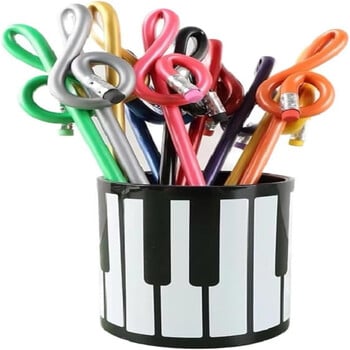 3 τμχ Cartoon Treble Clef Pencil Μολύβι Μουσικής νότας Μολύβι σχήματος με γόμα, ωραίο δώρο για σχολικά είδη γραφείου επιχειρήσεων