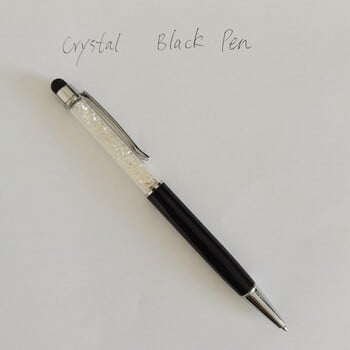 Πακέτο στυλό Crystal Ballpoint, 2 σε 1, Slim, Bling, Glitter, Diamond, Capacitive, Writing